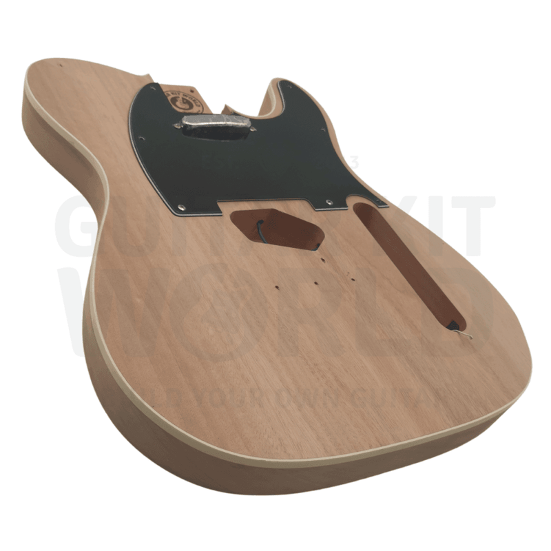 Mahogany TE style body Guitar Kit with Rosewood Fretboard - Guitar Kit World