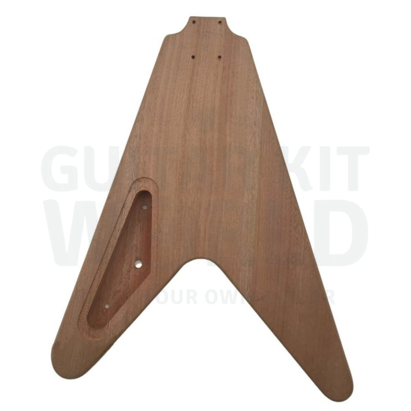 V1 Mahogany DIY Guitar Kit with Ebony Fretboard - Guitar Kit World