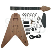 V1 Mahogany DIY Guitar Kit with Ebony Fretboard - Guitar Kit World