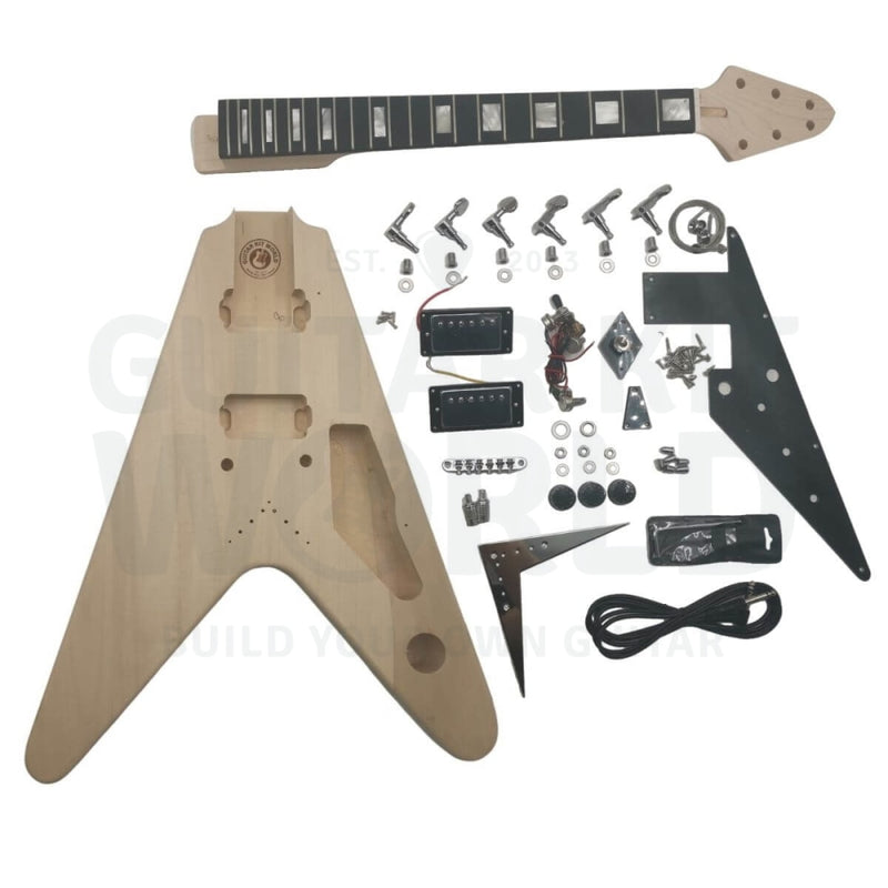 V2 Basswood body Guitar Kit with Maple fretboard - Guitar Kit World