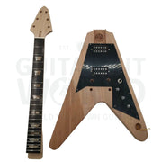 V3 Mahogany body Guitar Kit with Maple Neck, White Pearl Trapezoid Inlays - Guitar Kit World