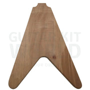 V3 Mahogany body Guitar Kit with Maple Neck, White Pearl Trapezoid Inlays - Guitar Kit World