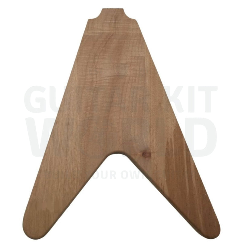 V3 Mahogany body Guitar Kit with Maple Neck, White Pearl Trapezoid Inlays - Guitar Kit World