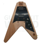 V3 Mahogany body Guitar Kit with Maple Neck, White Pearl Trapezoid Inlays - Guitar Kit World