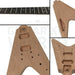 Mahogany body V-style Guitar Kit w/ Ebony fretboard - Guitar Kit World