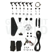 Mahogany body V-style Guitar Kit w/ Ebony fretboard - Guitar Kit World