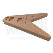 Mahogany body V-style Guitar Kit w/ Ebony fretboard - Guitar Kit World