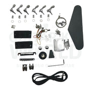 Mahogany V-style DIY Guitar Kit with Ebony Fretboard - Guitar Kit World