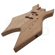 Mahogany WAR Bass Kit with Ebony Fretboard - Guitar Kit World