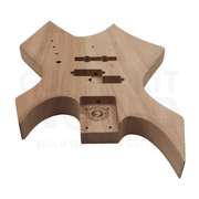 Mahogany WAR Bass Kit with Ebony Fretboard - Guitar Kit World