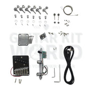 Alder TE Guitar Kit w/ Quilt Maple Veneer, Styled Headstock, Maple Neck