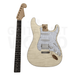 Ash ST style guitar kit with Flame Maple Veneer, Maple Skunk Stripe Neck