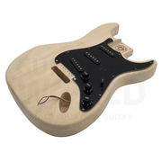Basswood ST style guitar kit with Maple Neck and Fretboard, Chrome Hardware