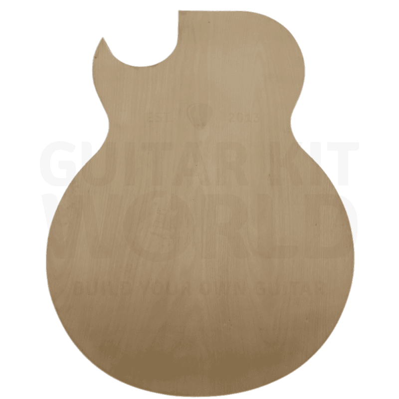 E175 Hollow Body Guitar Kit w/ Gold Hardware, Pearl White Inlays