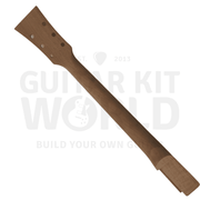 E175 Hollow Body Guitar Kit w/ Spalted Maple Veneer, Chrome Hardware