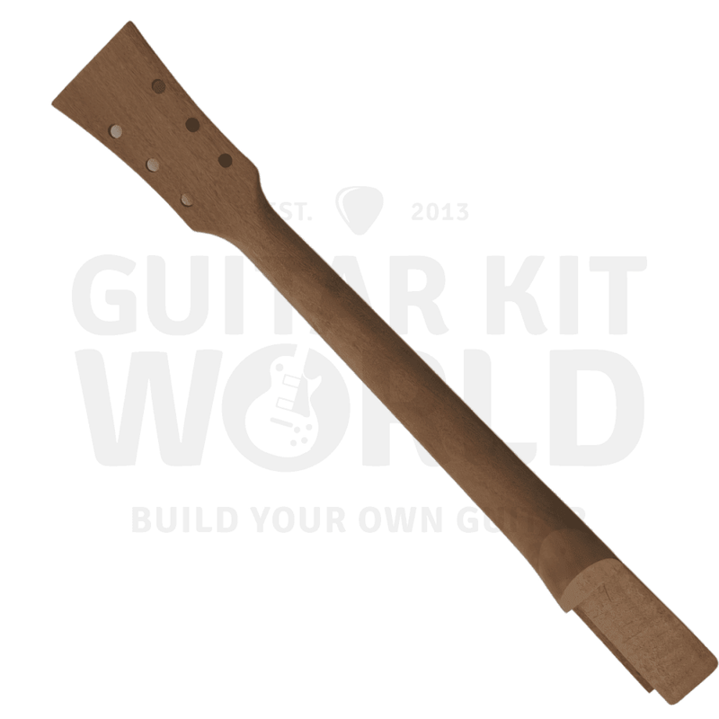 E175 Hollow Body Guitar Kit w/ Spalted Maple Veneer, Chrome Hardware