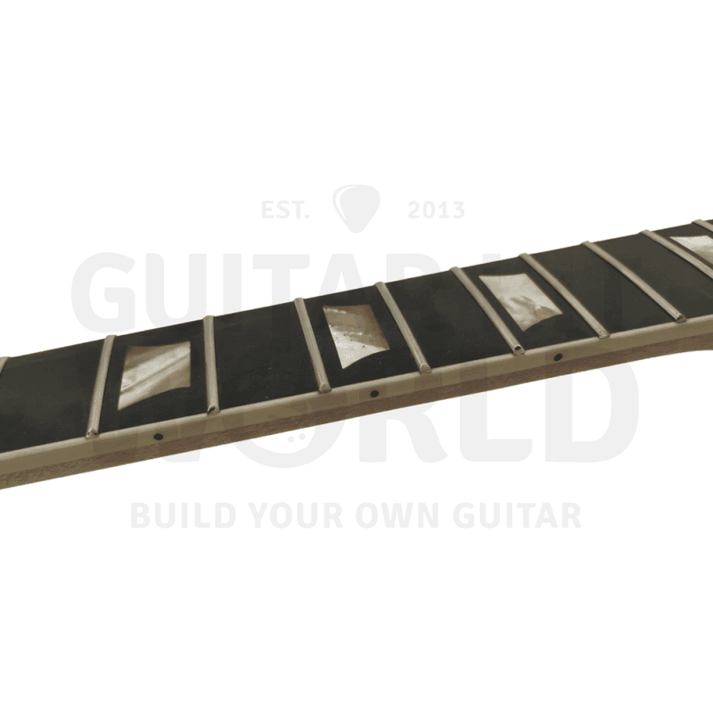 E175 Hollow Body Guitar Kit w/ Spalted Maple Veneer, Chrome Hardware