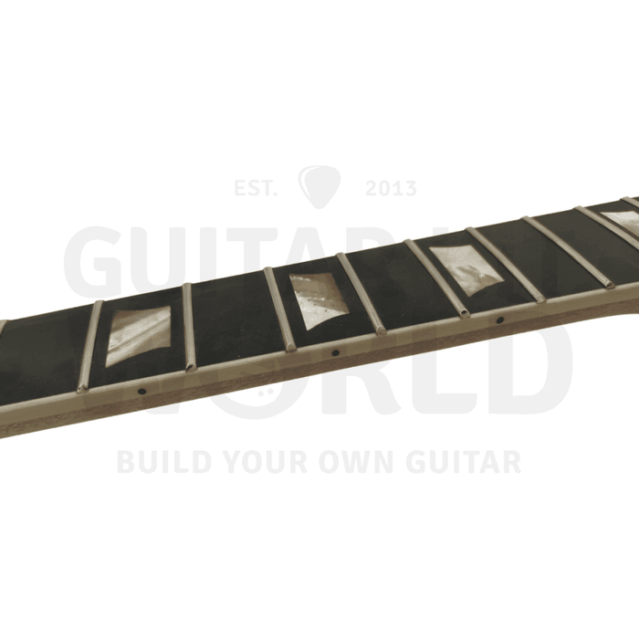 E175 Hollow Body Guitar Kit w/ Spalted Maple Veneer, Chrome Hardware