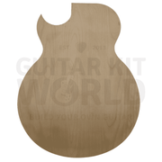 E175 Hollow Body Guitar Kit w/ Spalted Maple Veneer, Chrome Hardware