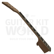 E175 Hollow Body Guitar Kit w/ Spalted Maple Veneer, Chrome Hardware