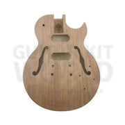 E175 Semi-Hollow Guitar Kit w/ 7-Strings, Mahogany Body, Ebony Fretboard