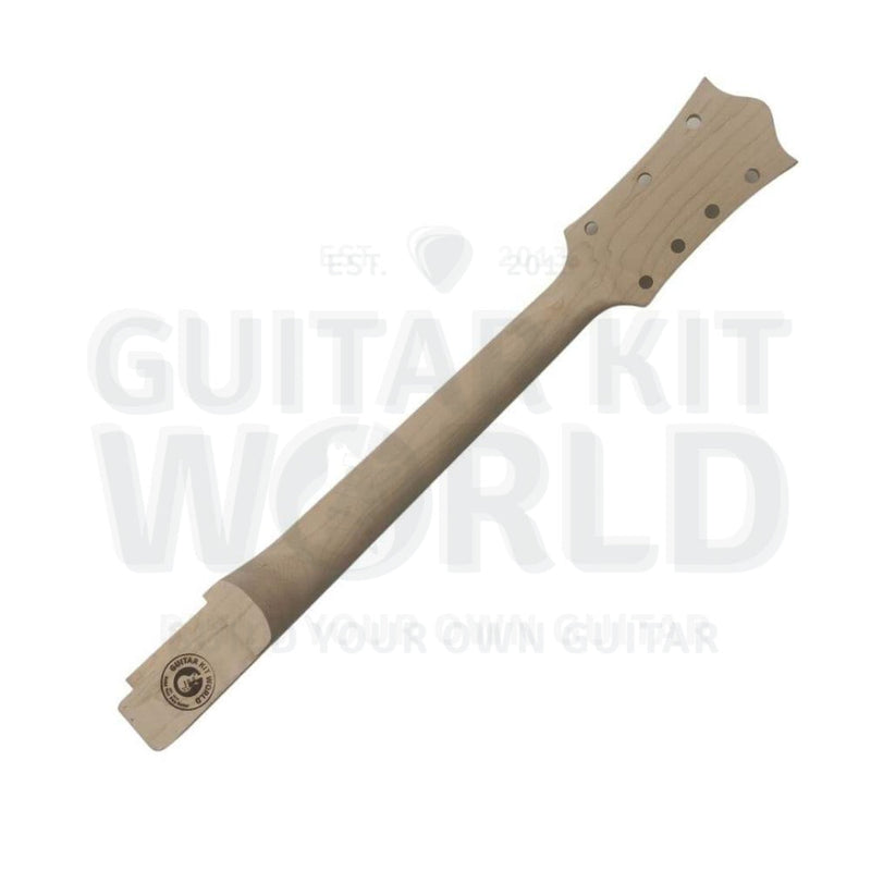 E175 Semi-Hollow Guitar Kit w/ 7-Strings, Mahogany Body, Ebony Fretboard