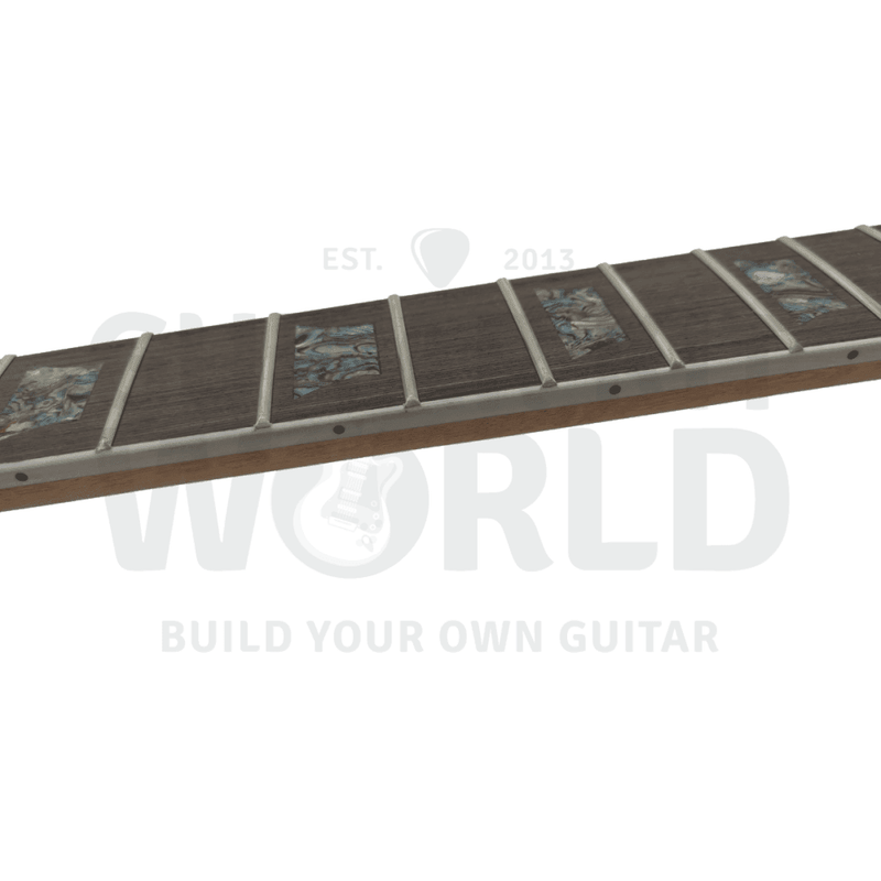 E335 Semi-Hollow Body Guitar Kit w/ Quilted Maple Veneer, Abalone Pearl Inlays