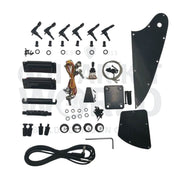 FB Guitar Kit w/ Quilted Maple Veneer, Ebony Fretboard