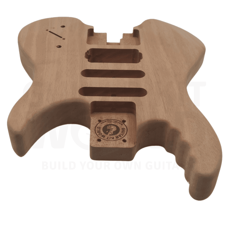 Headless Mahogany Body Guitar Kit w/ Rosewood Fretboard