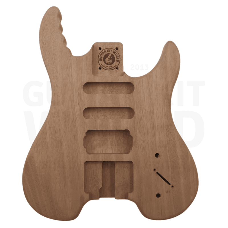 Headless Mahogany Body Guitar Kit w/ Rosewood Fretboard