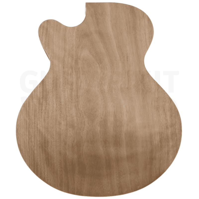 Hollow Body L5 style Guitar Kit w/ Flamed Maple Body Veneer, Rosewood Fretboard