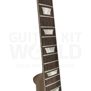 Hollow Body L5 style Guitar Kit w/ Flamed Maple Body Veneer, Rosewood Fretboard