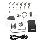 Lefty Ash body ST style guitar kit with Rosewood Fretboard