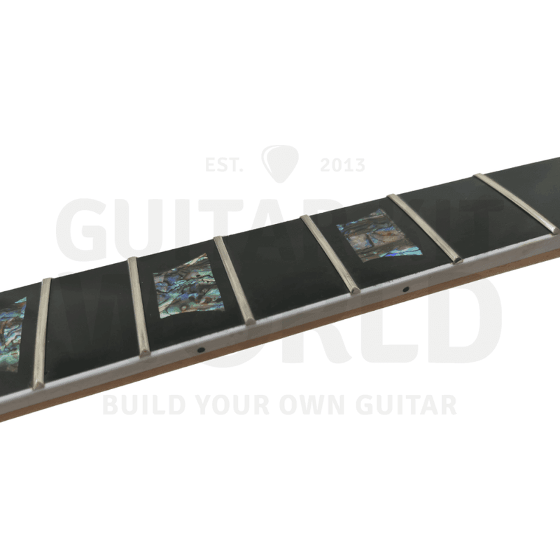 Lefty E175 Hollow Body Guitar Kit w/ F-Holes, Florentine-style Single Cutaway, Quilted Maple Veneer