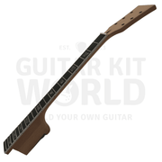 Lefty E175 Hollow Body Guitar Kit w/ F-Holes, Florentine-style Single Cutaway, Quilted Maple Veneer