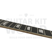 Lefty LP Guitar Kit with Flame Maple Veneer, Chrome Hardware