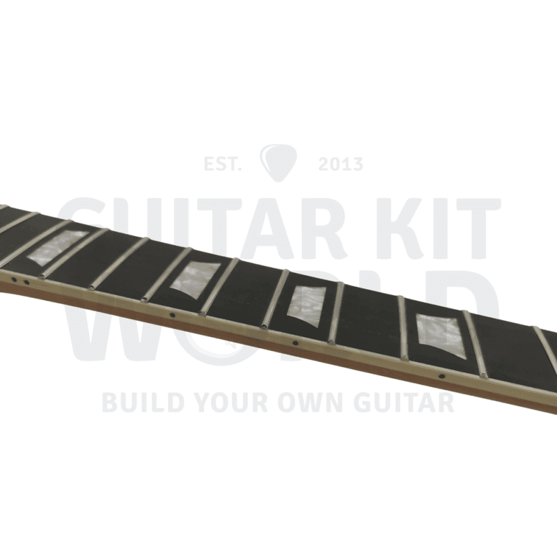 Lefty LP Guitar Kit with Flame Maple Veneer, Chrome Hardware