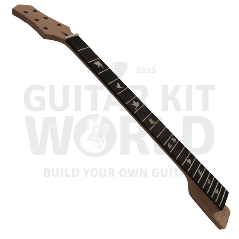 Lefty PR Guitar Kit w/ Quilted Maple Veneer, Mother of Pearl Inlays