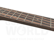 Lefty ST Zebrawood Guitar Kit with Chrome Hardware