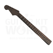 Lefty ST Zebrawood Guitar Kit with Chrome Hardware