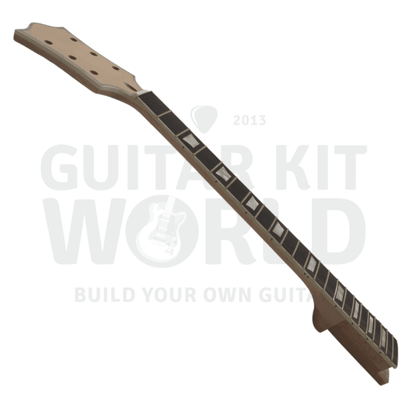 LP Guitar Kit with Flame Maple Veneer, Gold Hardware