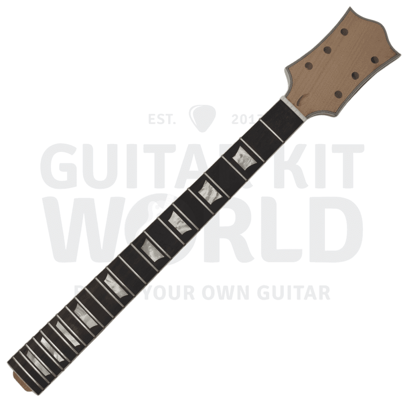 LP Guitar Kit with Flame Maple Veneer, Gold Hardware