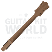 LP Guitar Kit with Quilted Maple Veneer, Chrome Hardware
