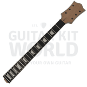 LP Guitar Kit with Quilted Maple Veneer, Chrome Hardware