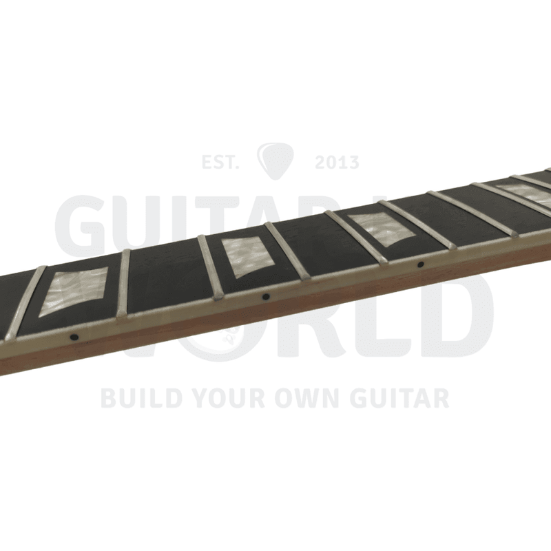 LP Guitar Kit with Quilted Maple Veneer, Chrome Hardware