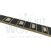 LP Guitar Kit with Quilted Maple Veneer, Gold Hardware