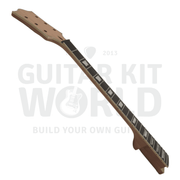 LP Guitar Kit with Spalted Maple Veneer, Chrome Hardware