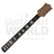 LP Guitar Kit with Spalted Maple Veneer, Chrome Hardware
