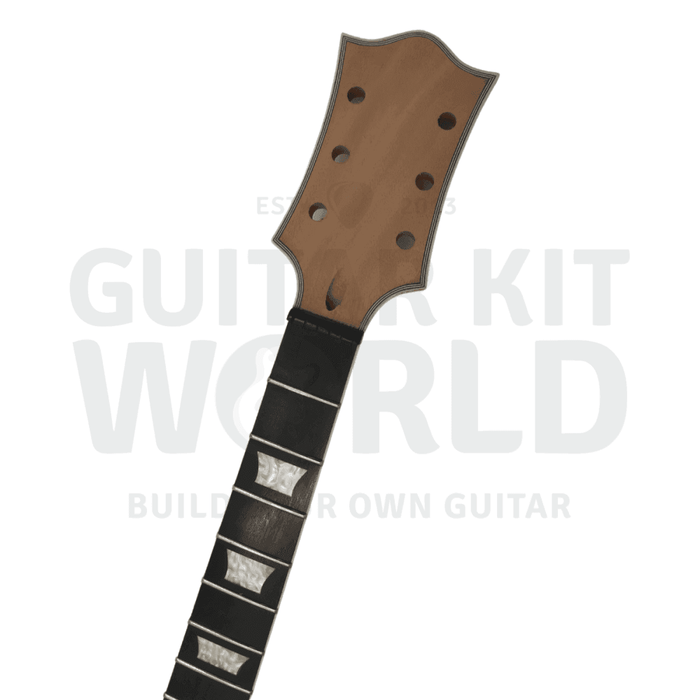LP Guitar Kit with Spalted Maple Veneer, Chrome Hardware