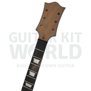 LP Guitar Kit with Spalted Maple Veneer, Gold Hardware